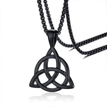 Men's Stainless Steel Viking TRIQUETRA KNOT Necklace